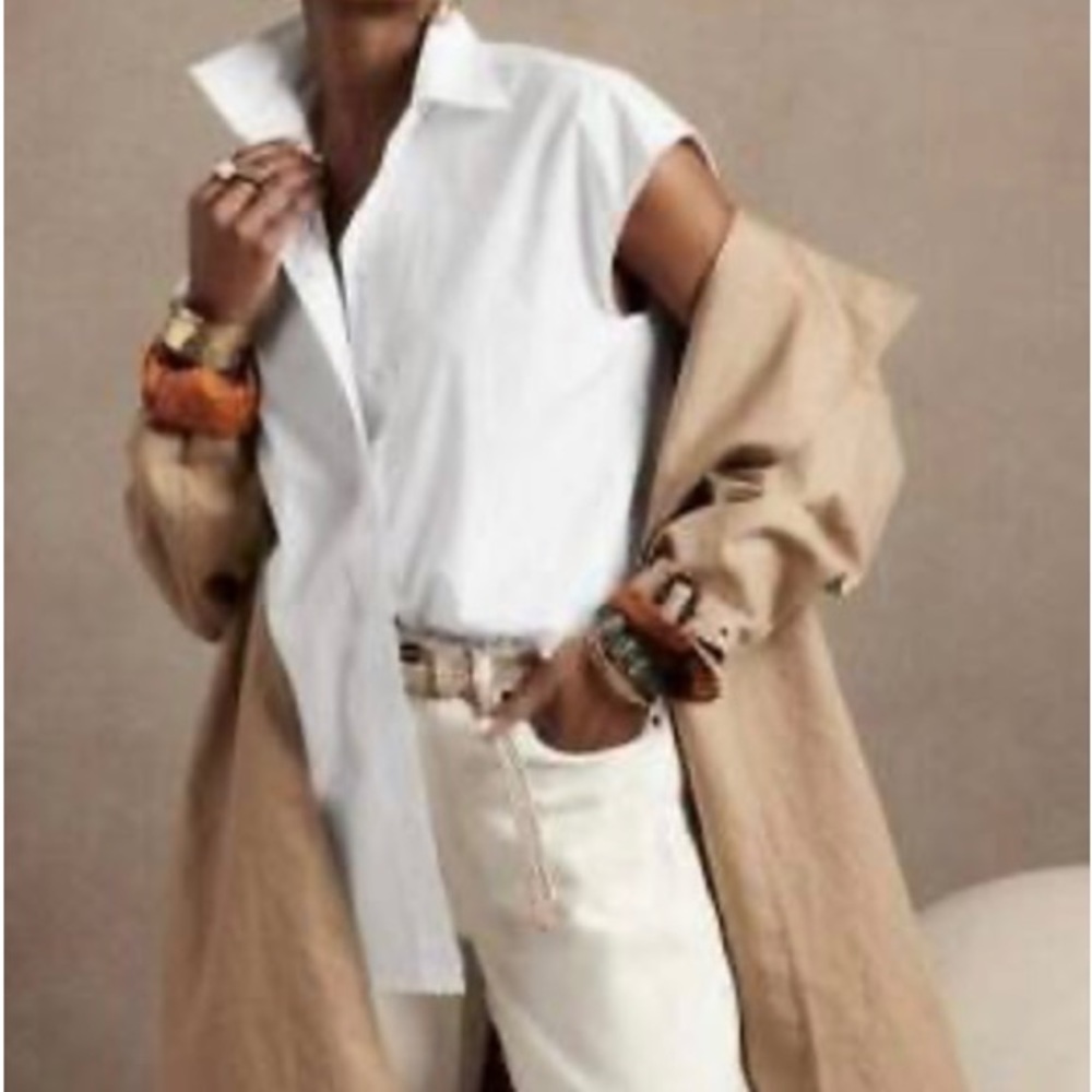 Banana Republic XS Petite White Dolman